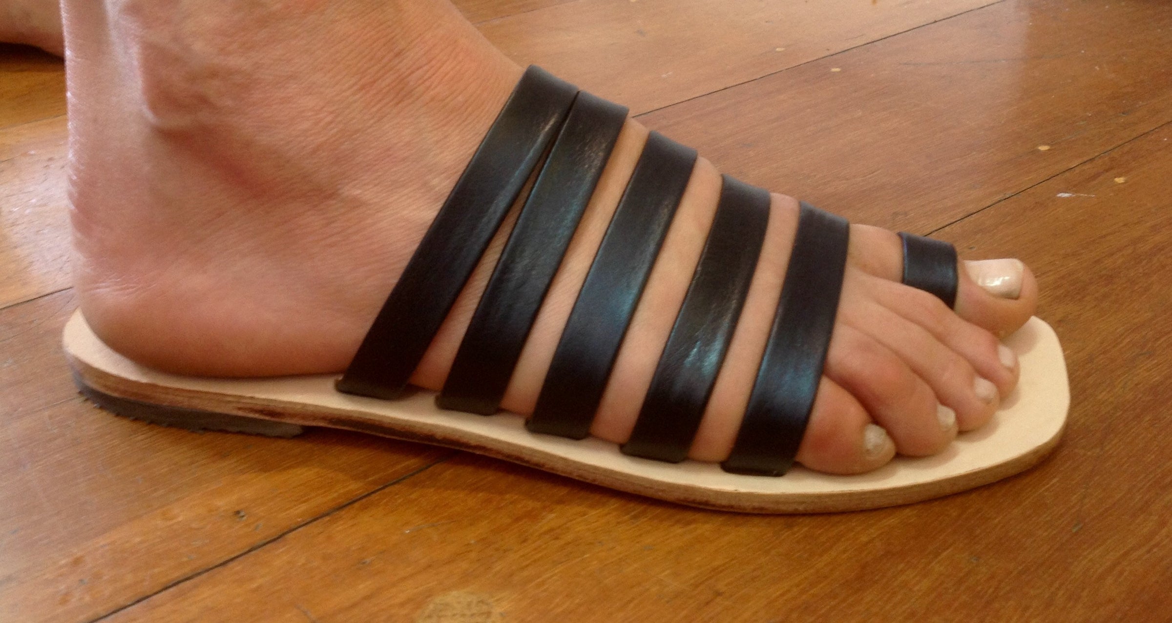 Bespoke sandals Rachel Ayland